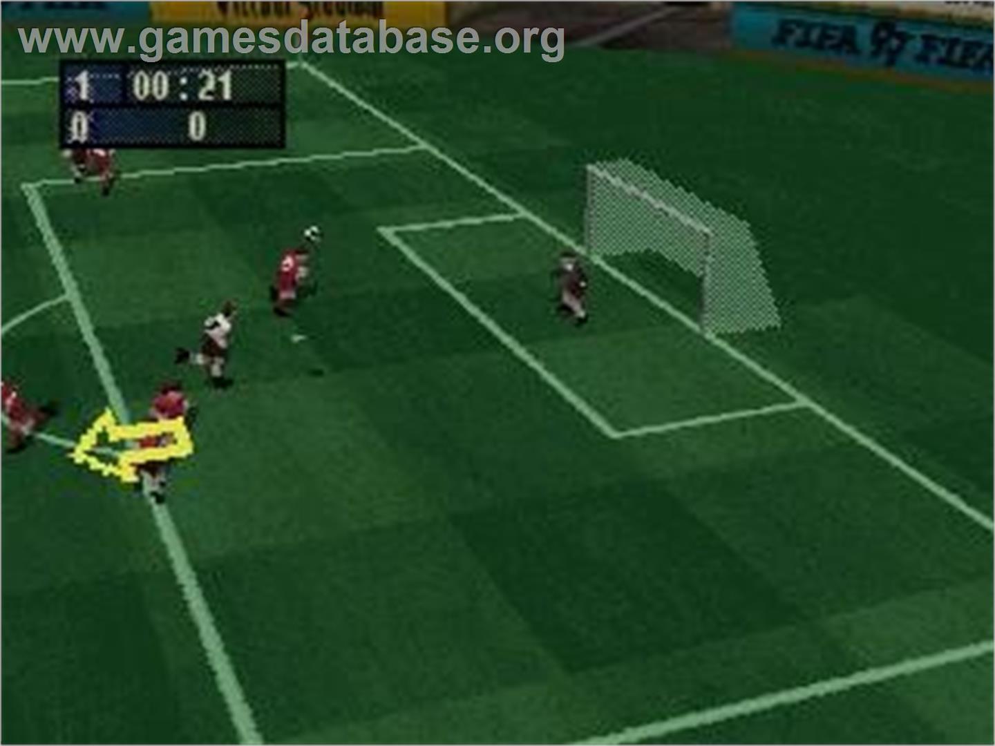 FIFA 97 - Sega Saturn - Artwork - In Game
