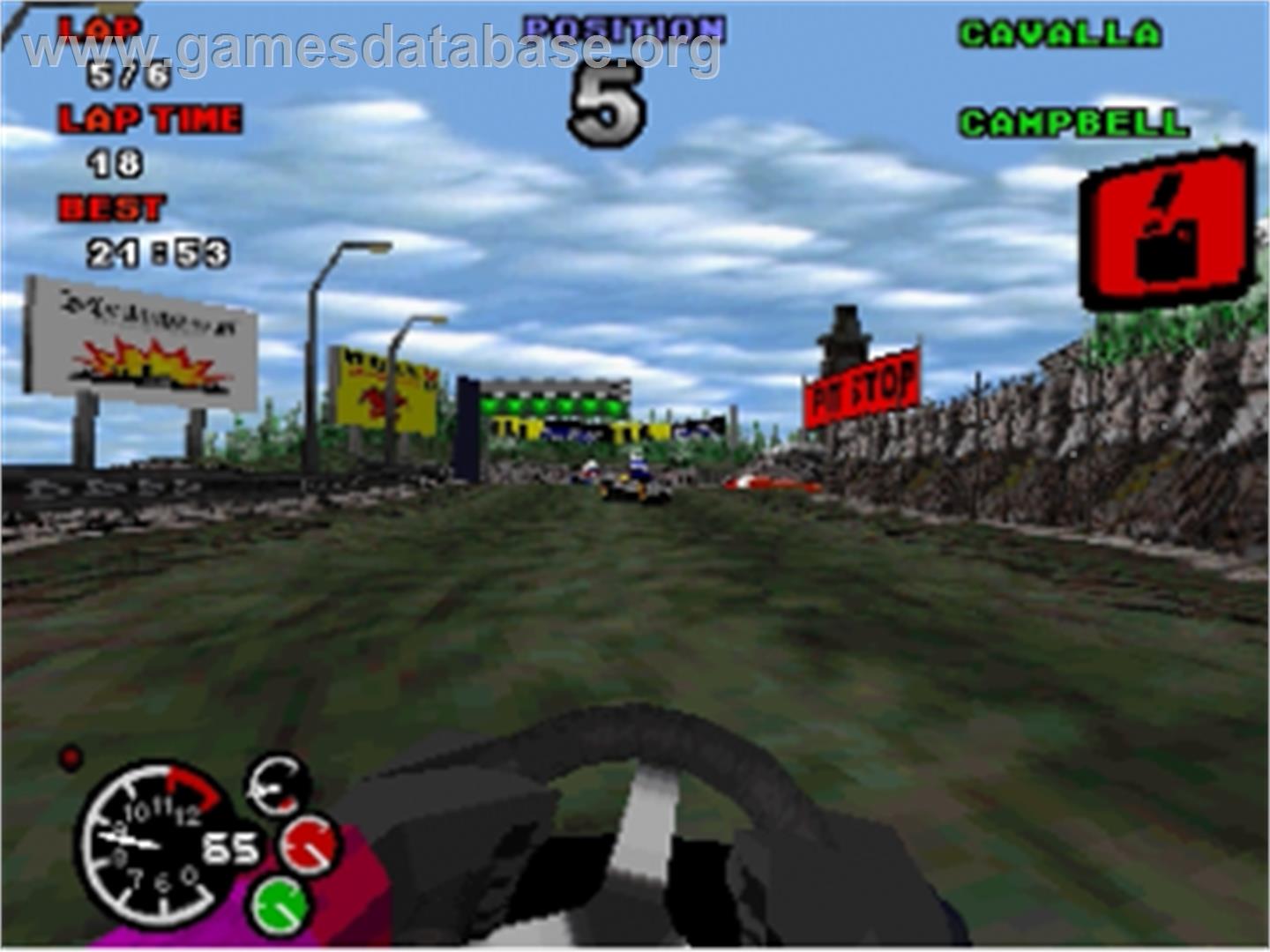 Formula Karts: Special Edition - Sega Saturn - Artwork - In Game