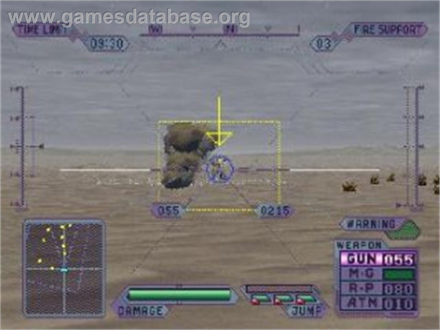 Gungriffon 2 - Sega Saturn - Artwork - In Game
