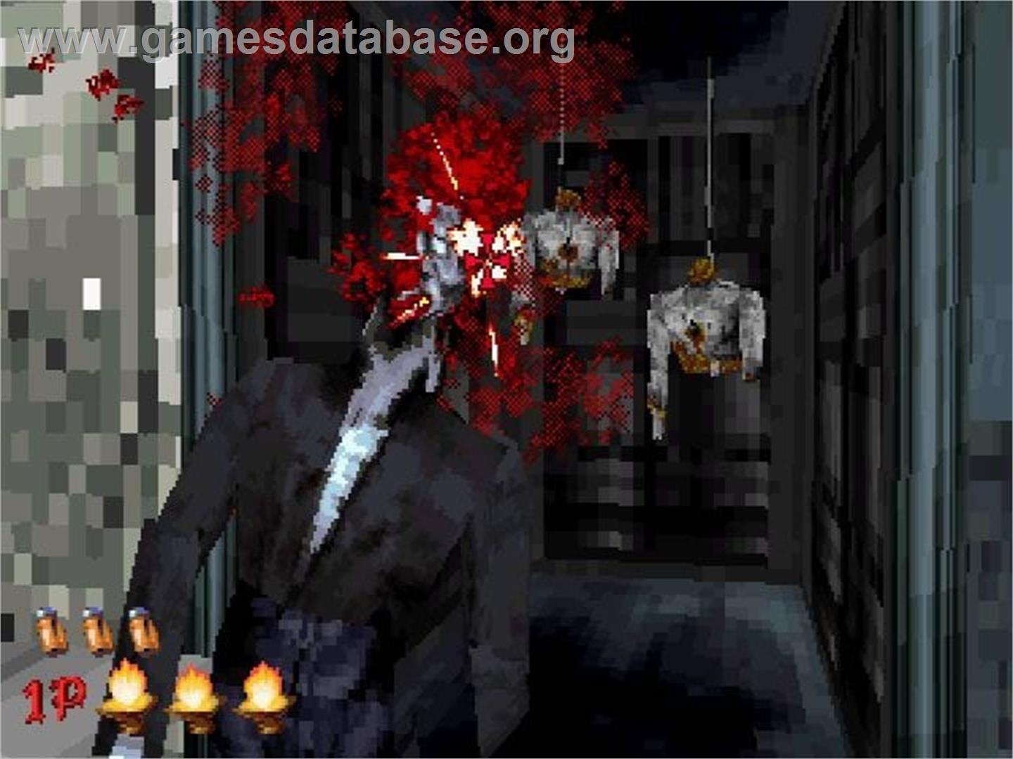 House Of The Dead, The - Sega Saturn - Artwork - In Game