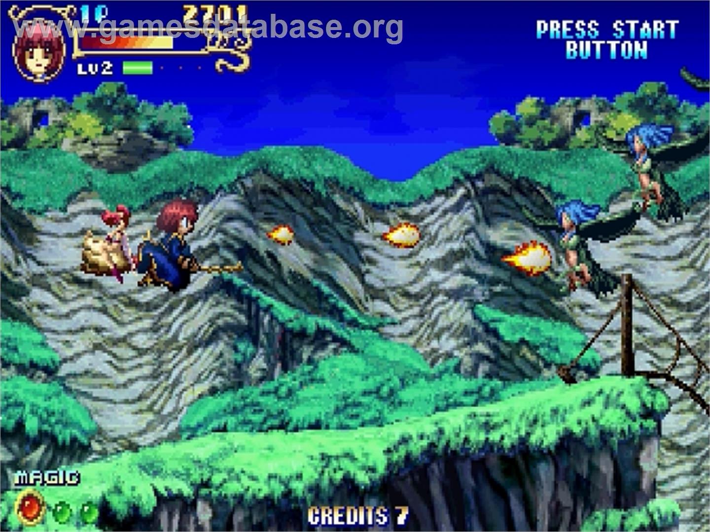 Magical Night Dreams: Cotton 2 - Sega Saturn - Artwork - In Game