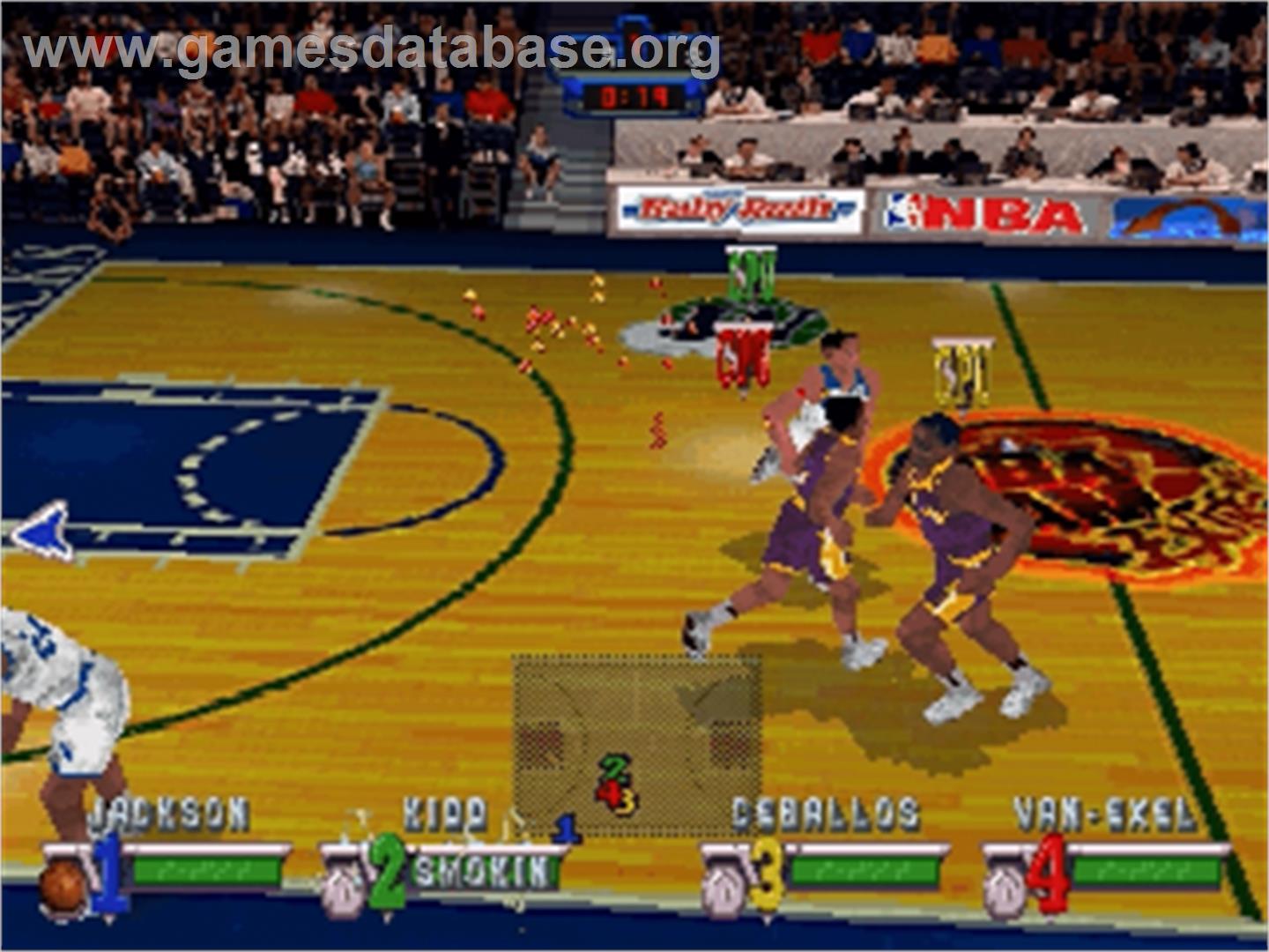 NBA Jam Extreme - Sega Saturn - Artwork - In Game