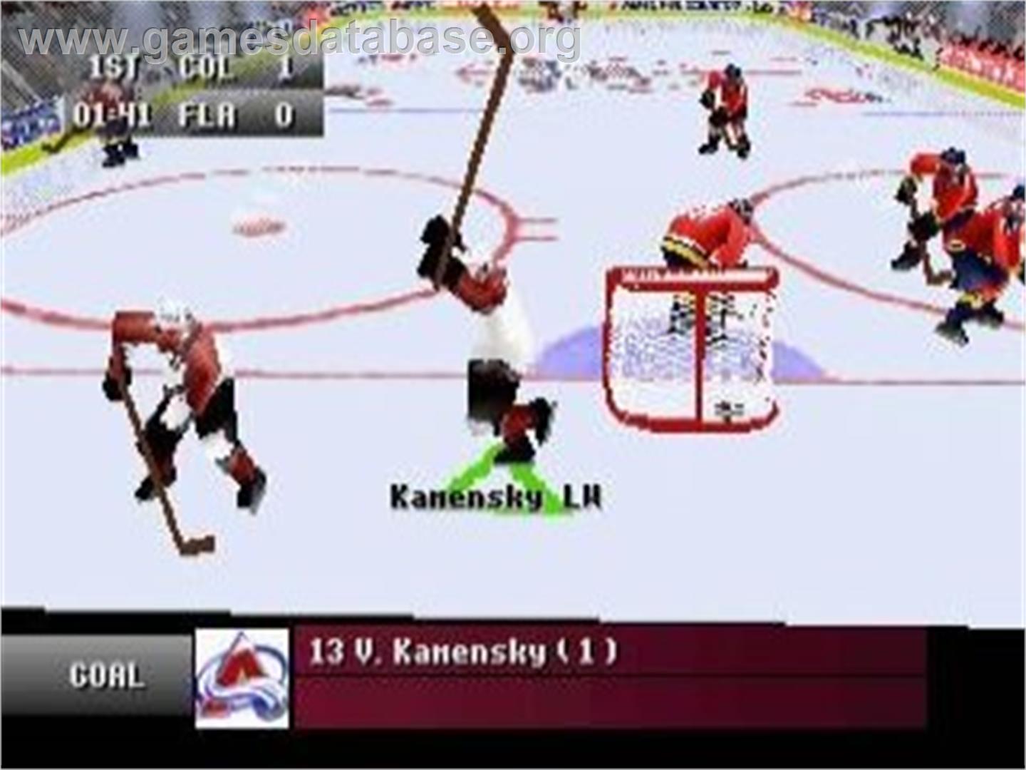 NHL 97 - Sega Saturn - Artwork - In Game