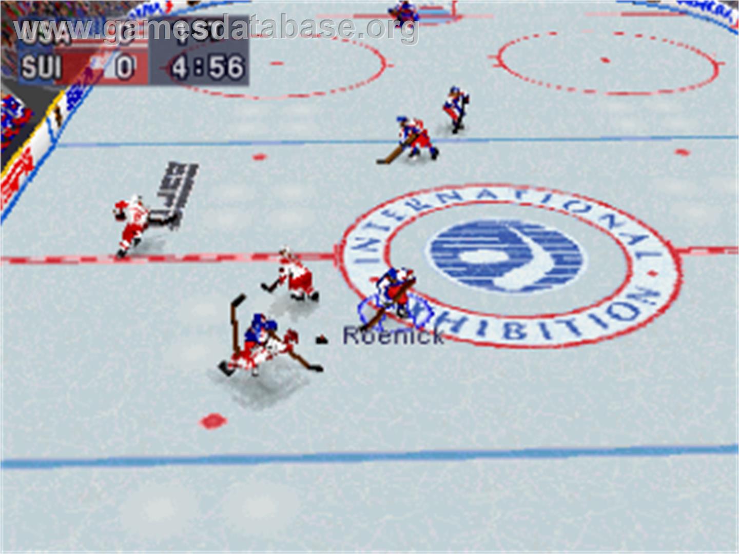 NHL Powerplay '96 - Sega Saturn - Artwork - In Game