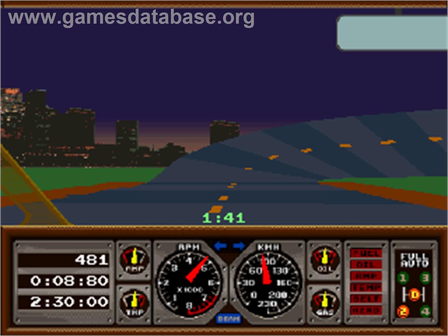 Race Drivin' - Sega Saturn - Artwork - In Game