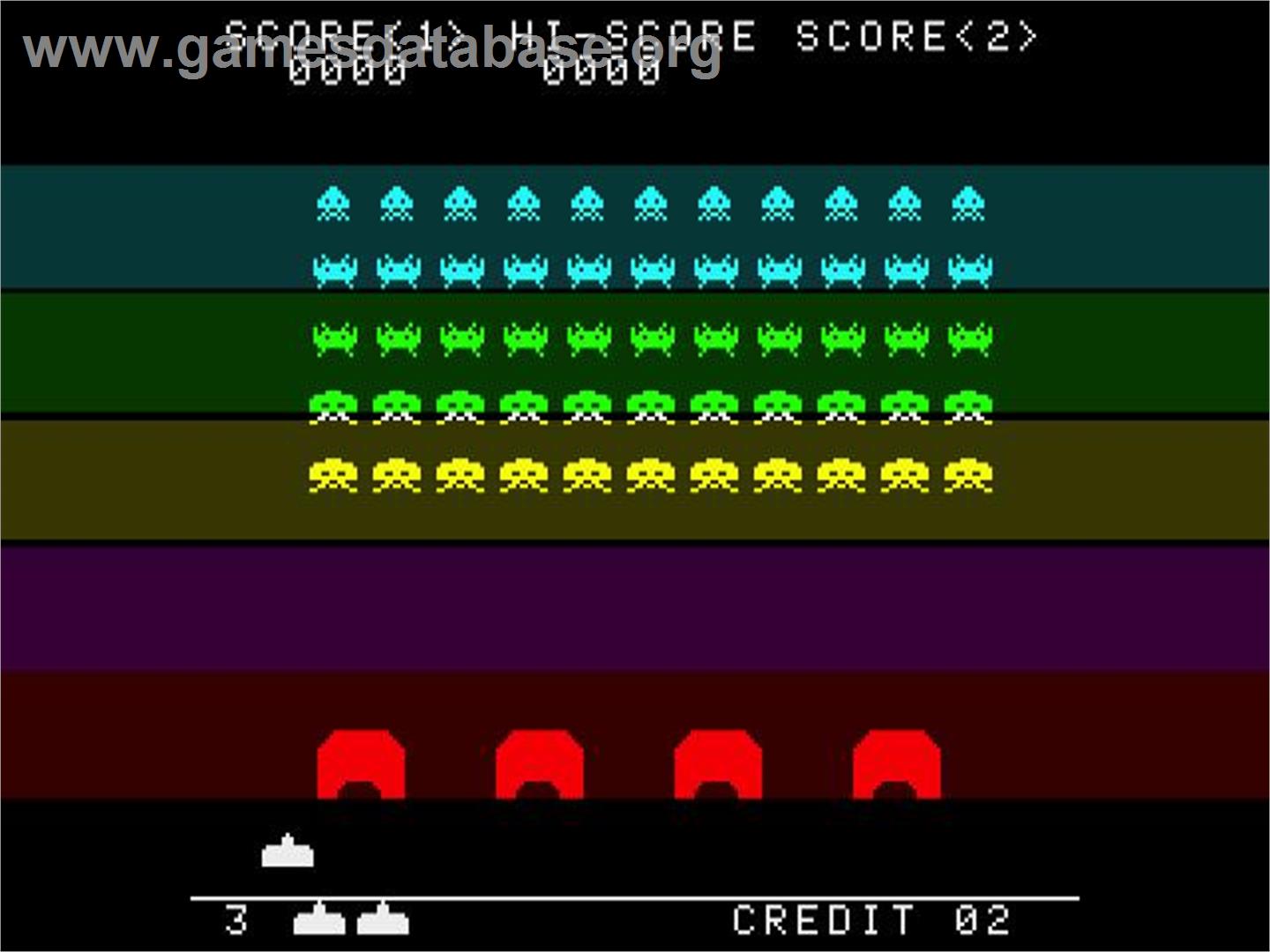 Space Invaders - Sega Saturn - Artwork - In Game