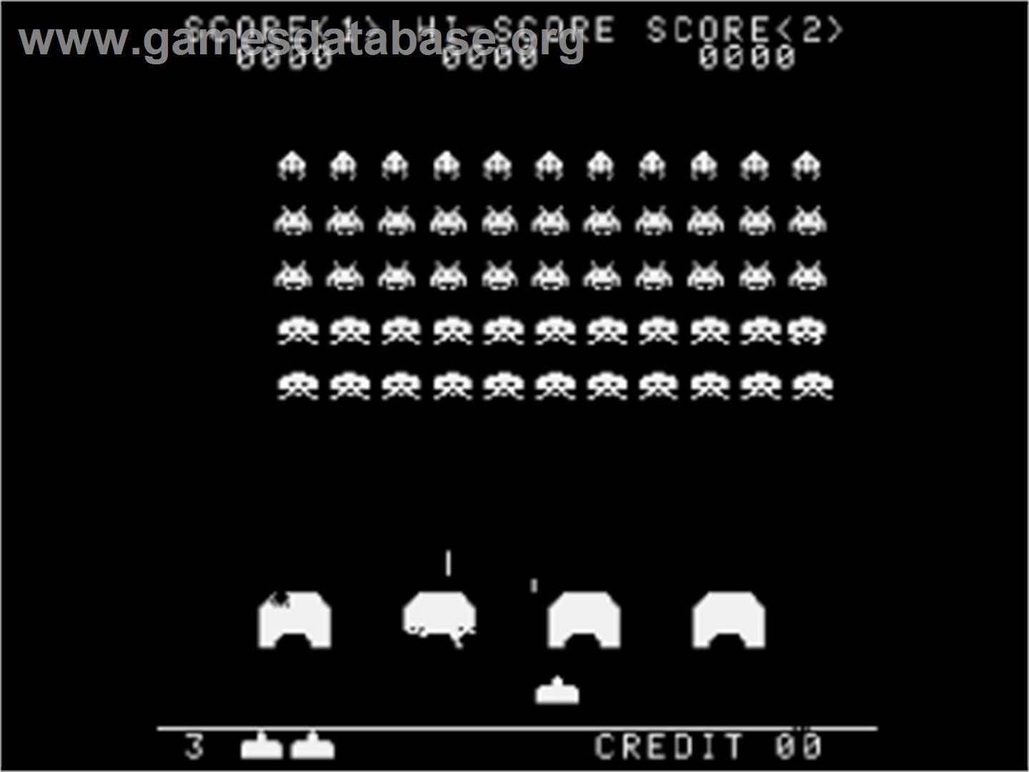 Space Invaders - Sega Saturn - Artwork - In Game