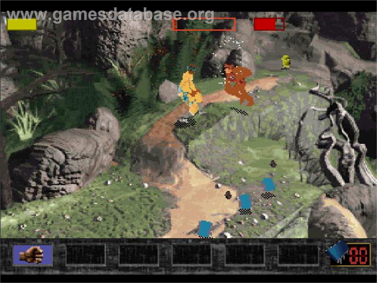 Time Commando - Sega Saturn - Artwork - In Game