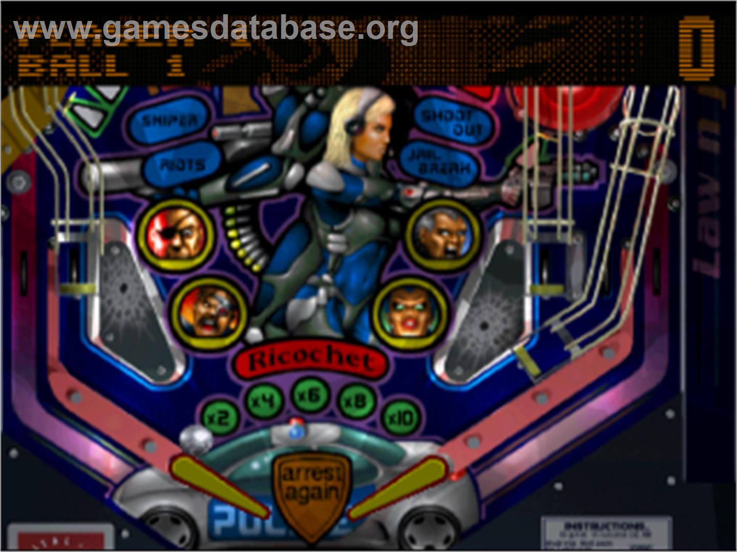 True Pinball - Sega Saturn - Artwork - In Game