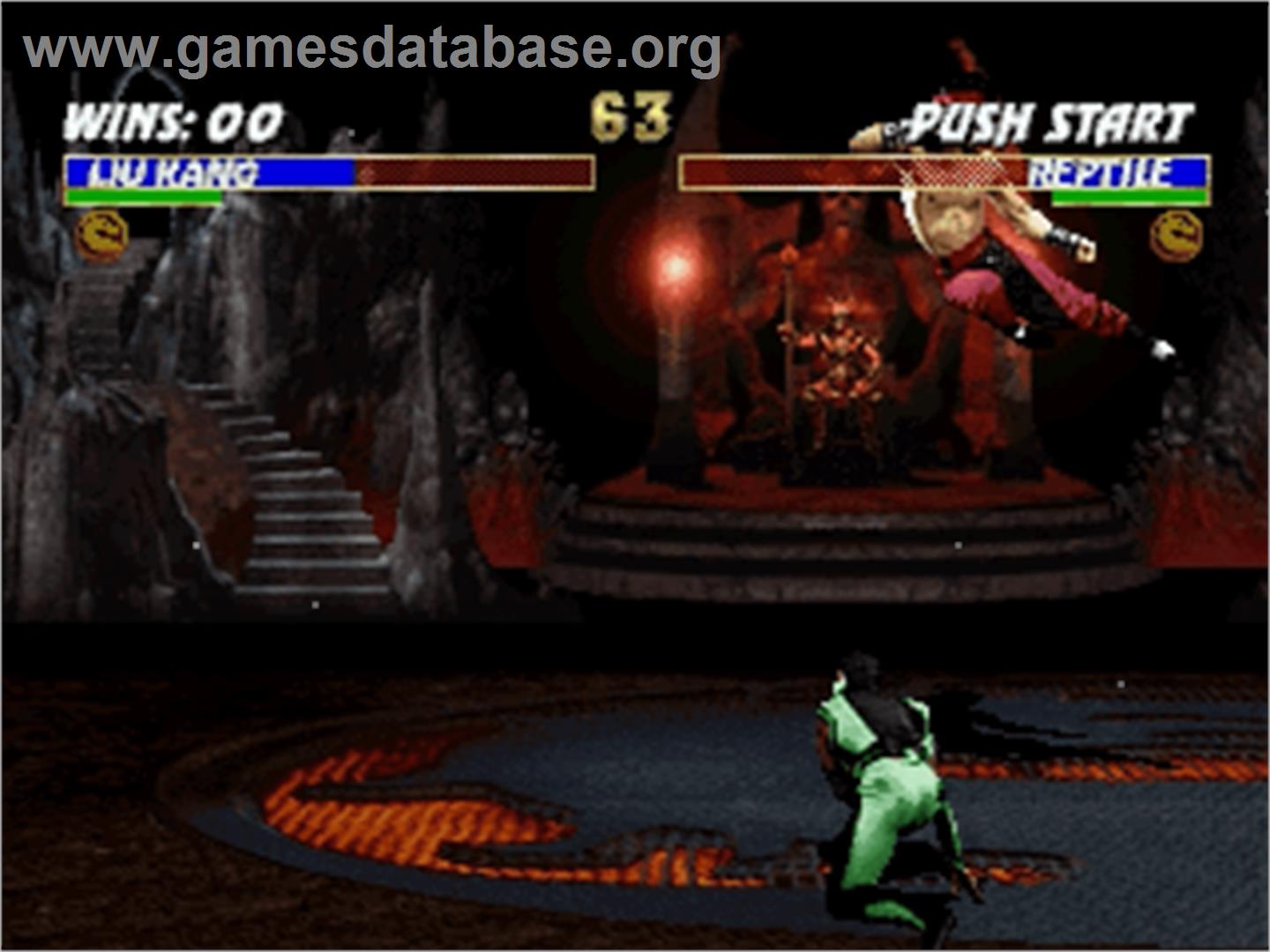 Ultimate Mortal Kombat 3 - Sega Saturn - Artwork - In Game