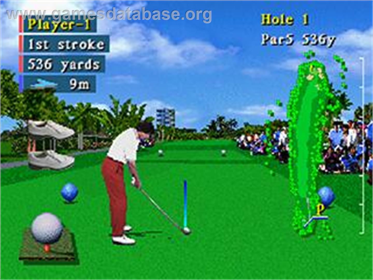 Waialae No Kiseki - Extra 36 Holes - Sega Saturn - Artwork - In Game
