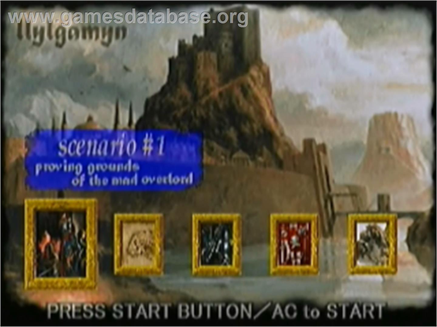Wizardry: Llylgamyn Saga - Sega Saturn - Artwork - In Game