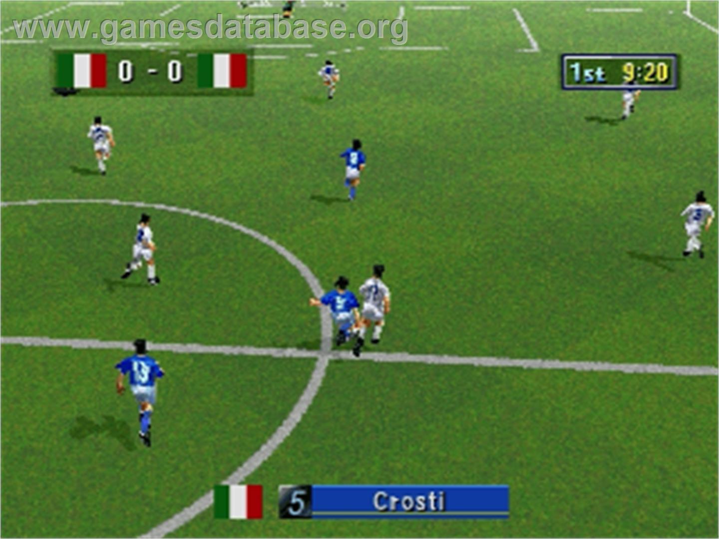 Worldwide Soccer 98: Club Edition - Sega Saturn - Artwork - In Game