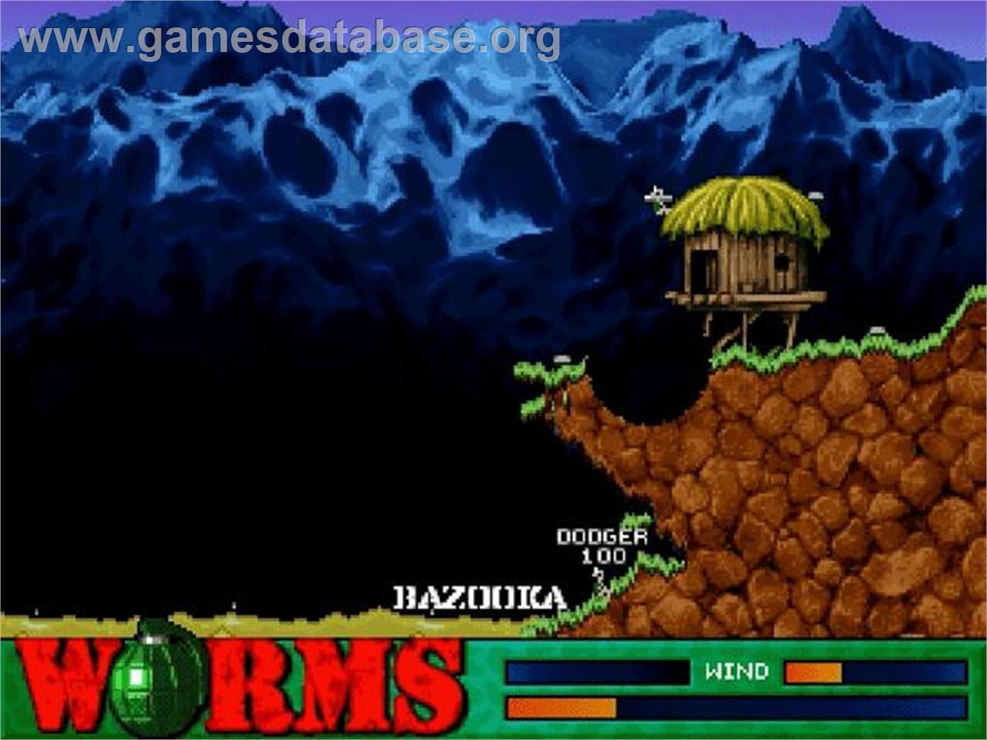 Worms - Sega Saturn - Artwork - In Game