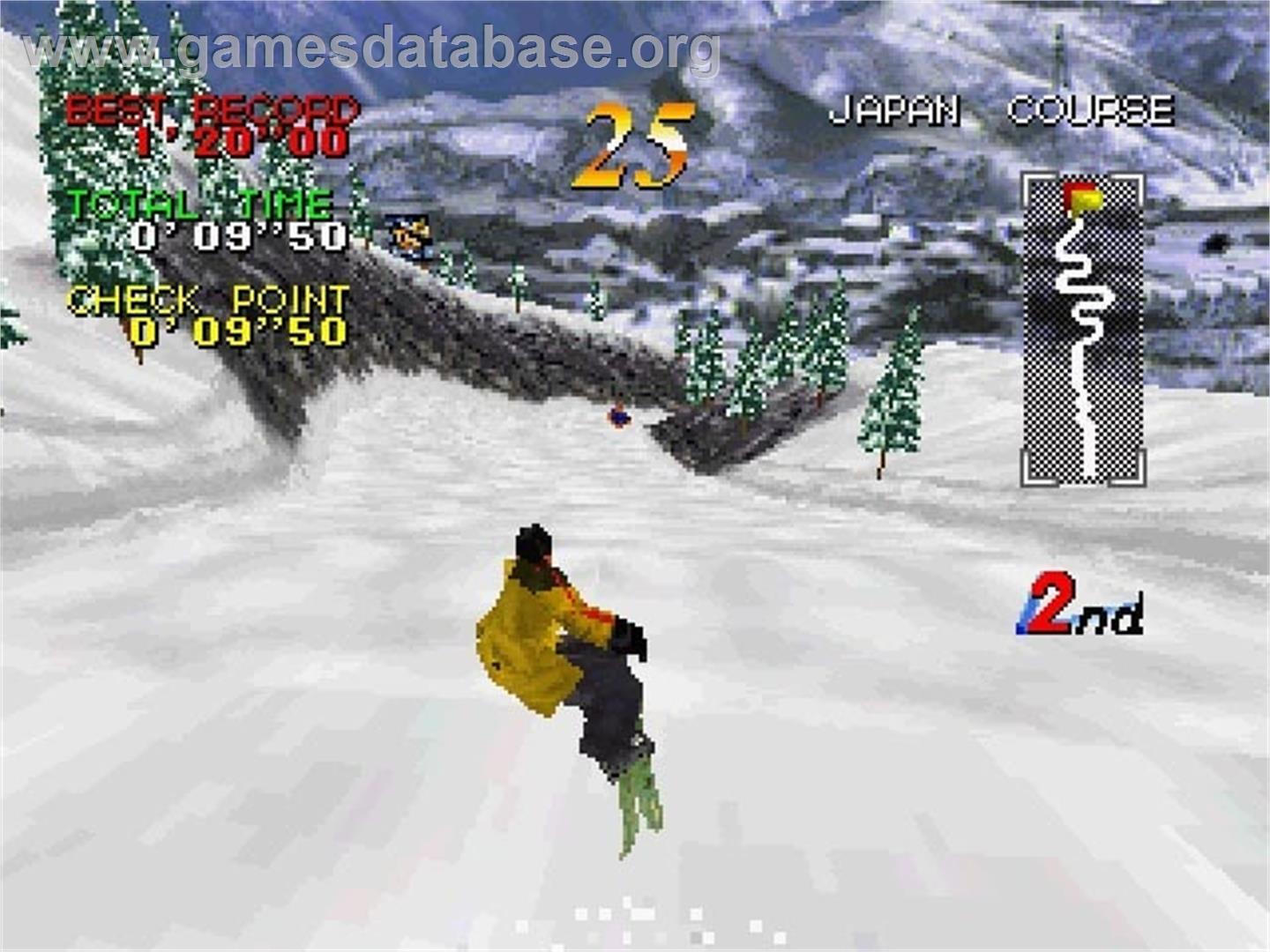 Zap Snowboarding Trix - Sega Saturn - Artwork - In Game