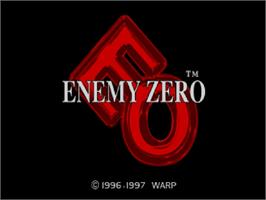 Title screen of Enemy Zero on the Sega Saturn.