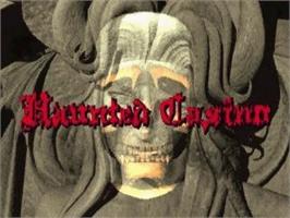 Title screen of Haunted Casino on the Sega Saturn.