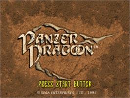 Title screen of Panzer Dragoon: Playable Preview on the Sega Saturn.