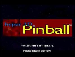 Title screen of Tilt! on the Sega Saturn.