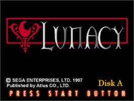 Title screen of Torico on the Sega Saturn.