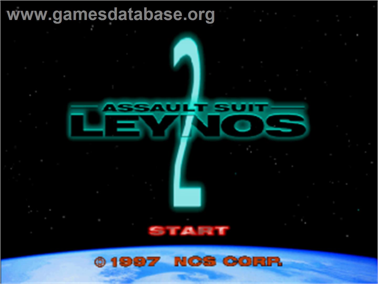 Assault Suit Leynos 2 - Sega Saturn - Artwork - Title Screen