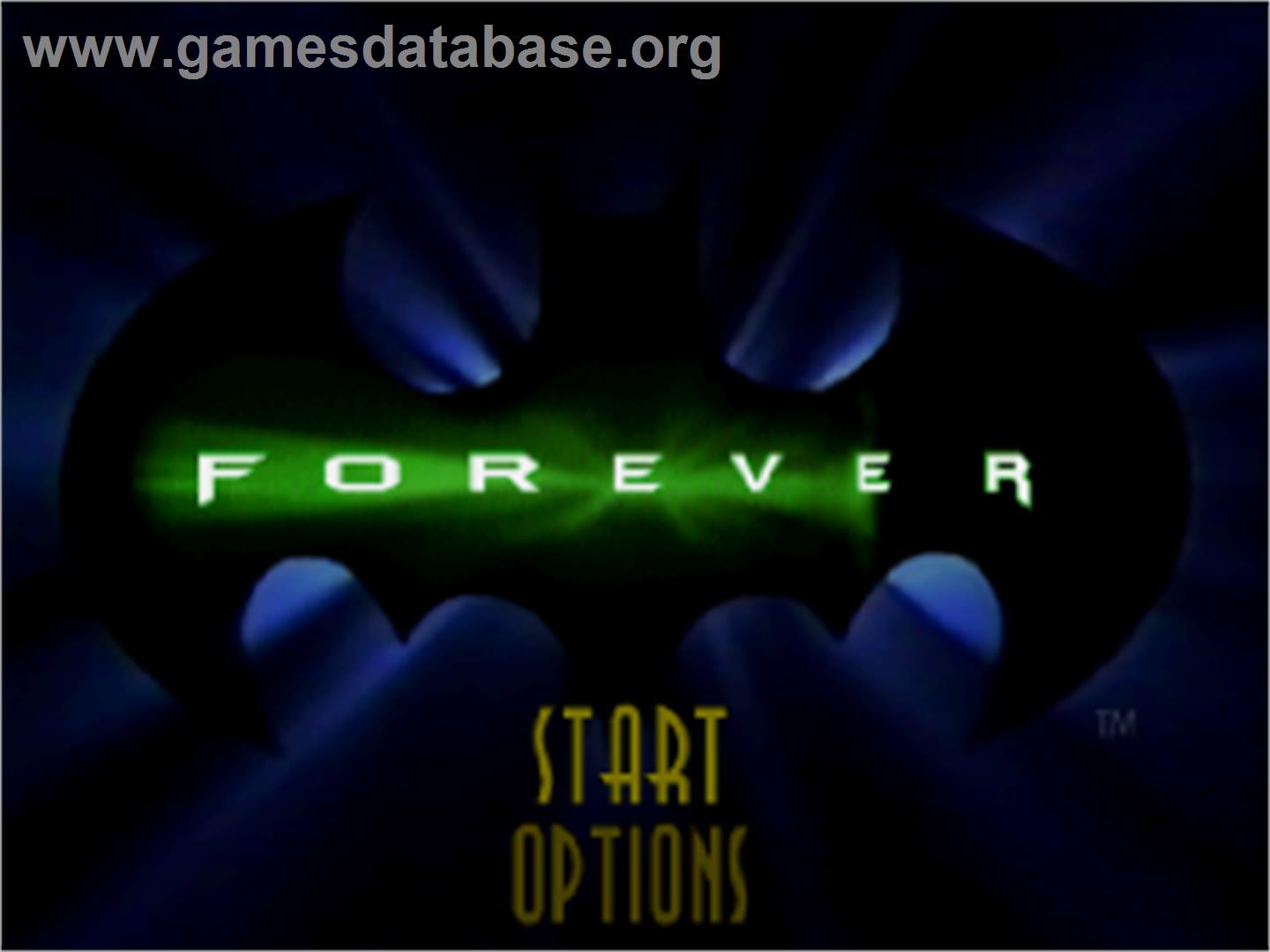 Batman Forever - Sega Saturn - Artwork - Title Screen