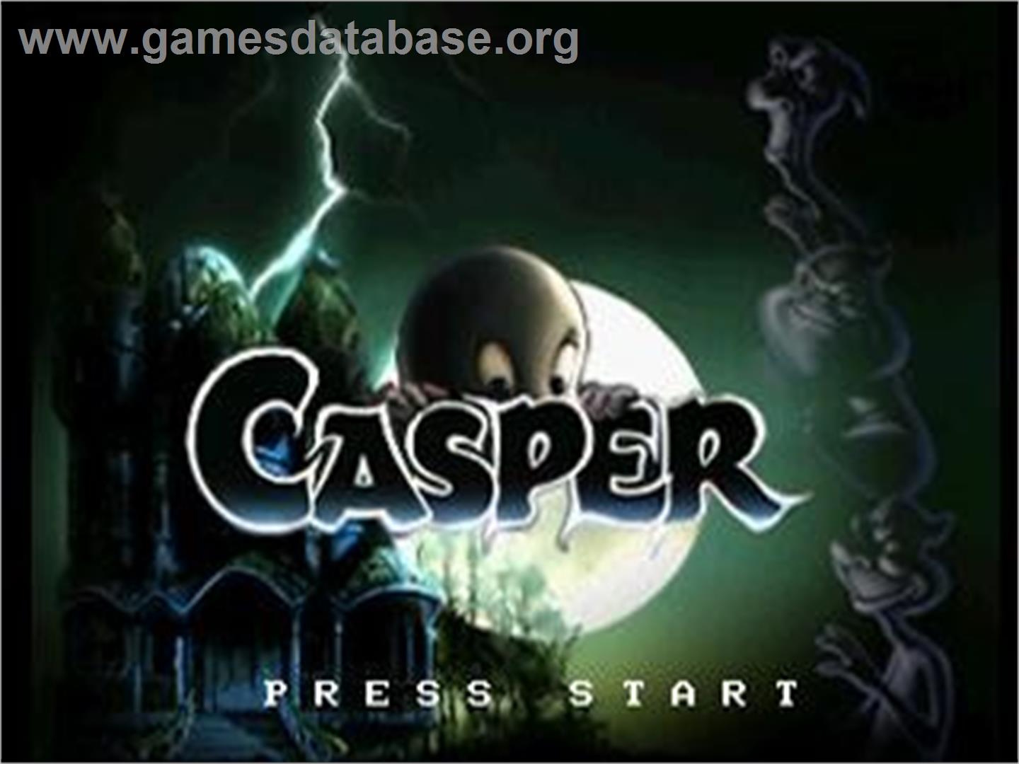 Casper - Sega Saturn - Artwork - Title Screen