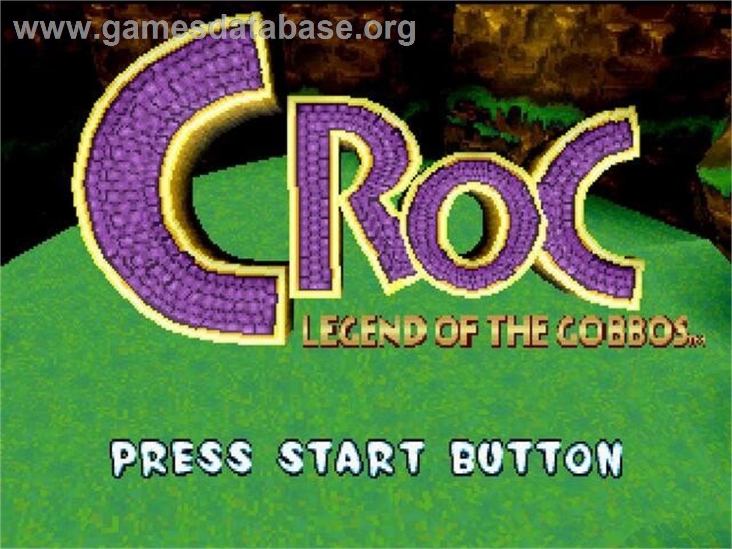 Croc! Pau-Pau Island - Sega Saturn - Artwork - Title Screen