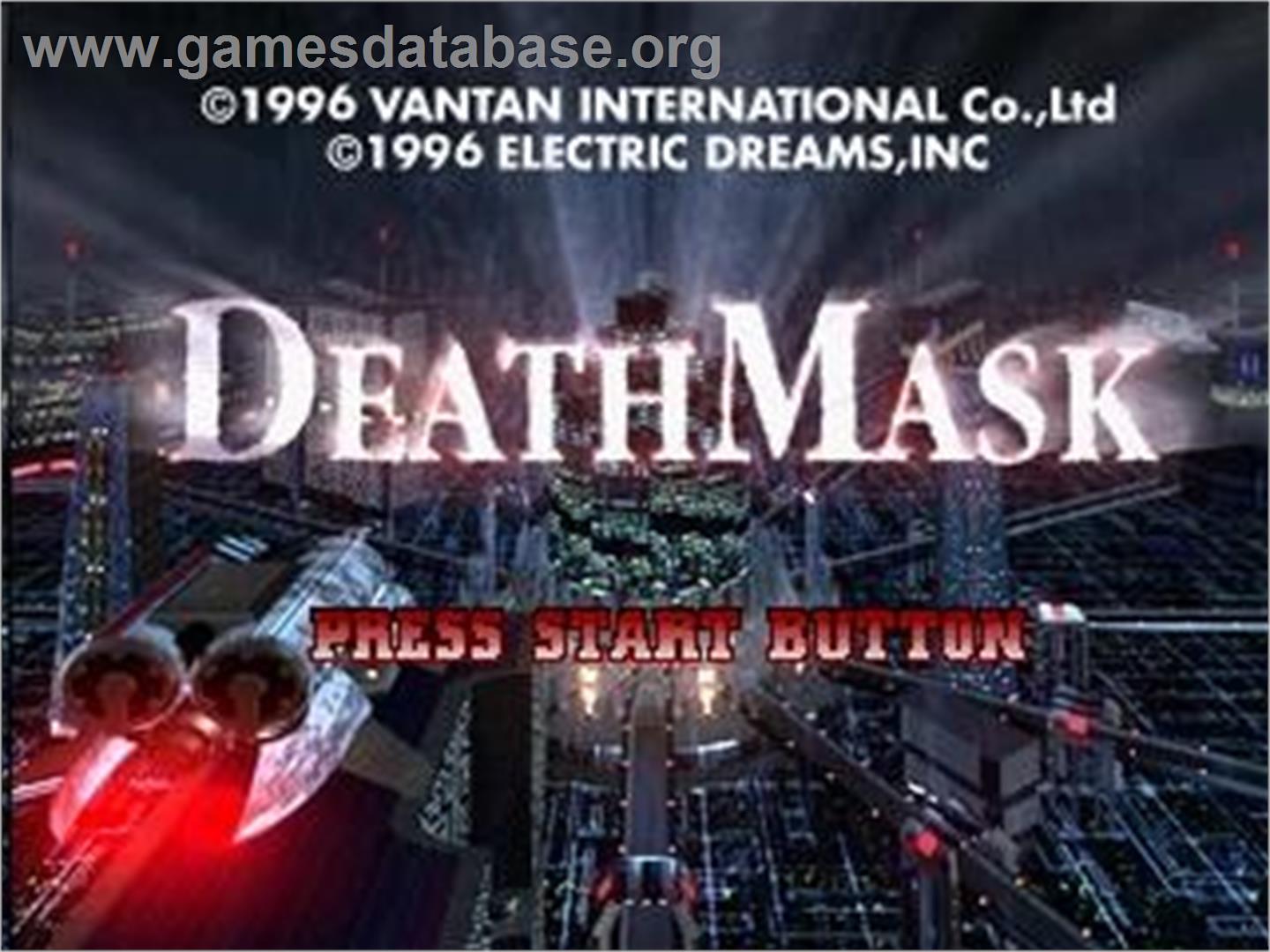 DeathMask - Sega Saturn - Artwork - Title Screen