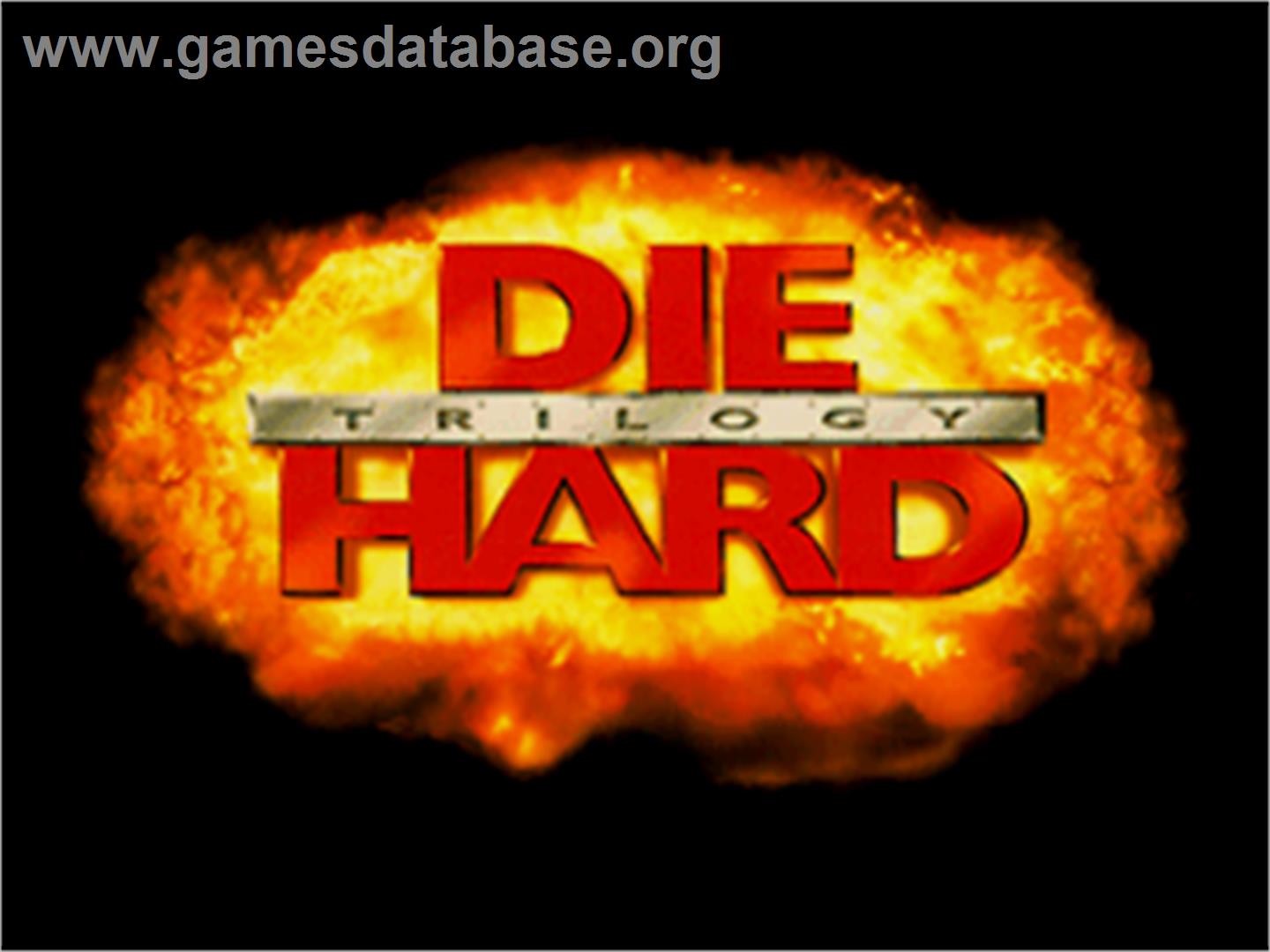 Die Hard Trilogy - Sega Saturn - Artwork - Title Screen