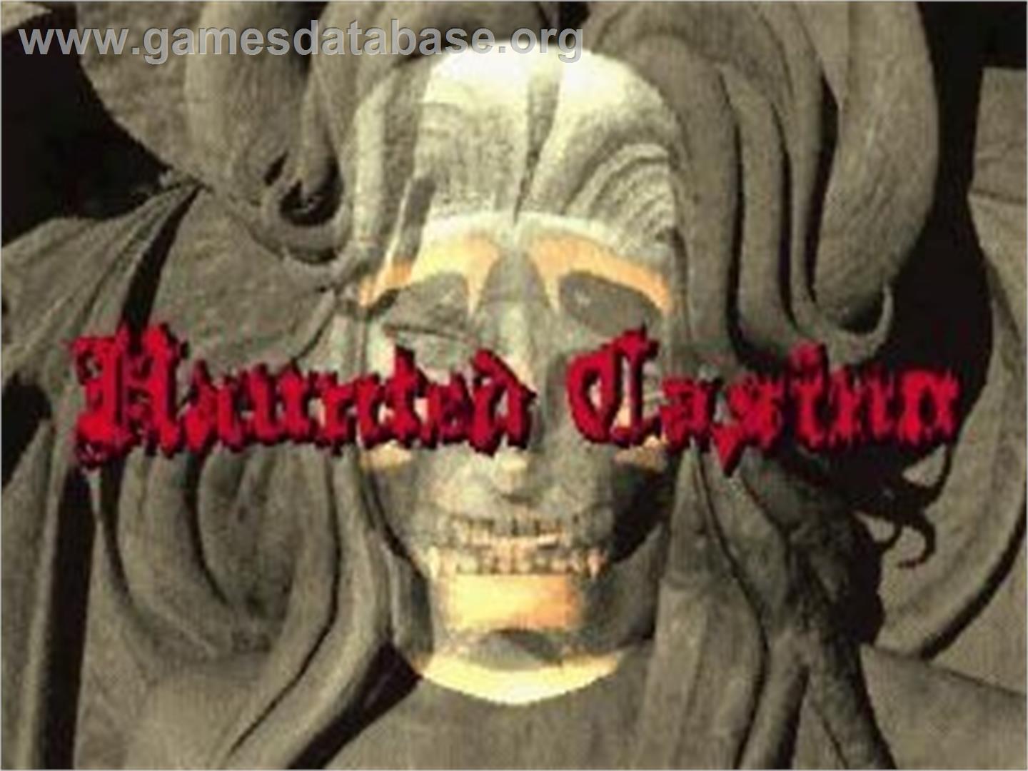 Haunted Casino - Sega Saturn - Artwork - Title Screen