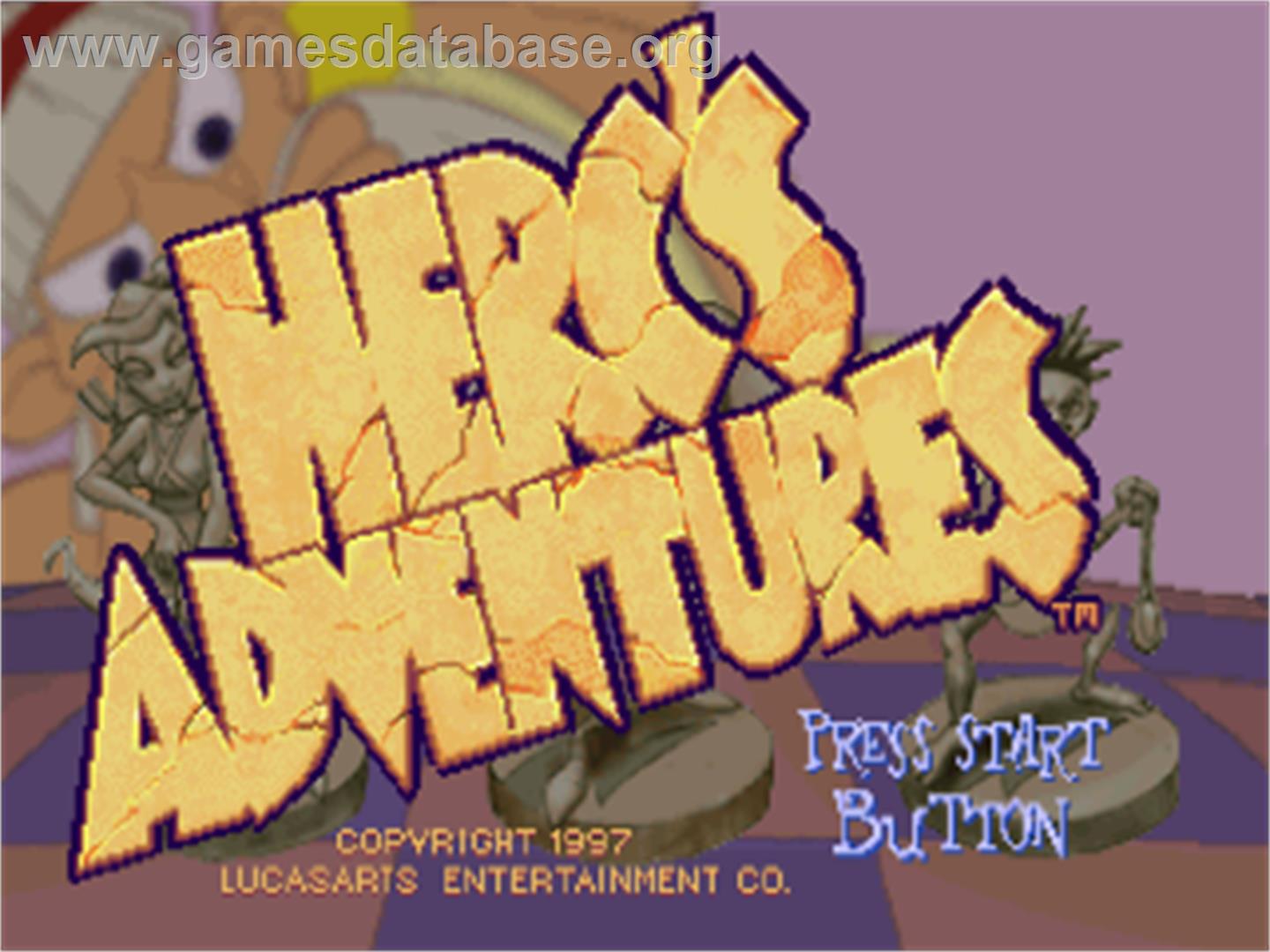 Herc's Adventures - Sega Saturn - Artwork - Title Screen
