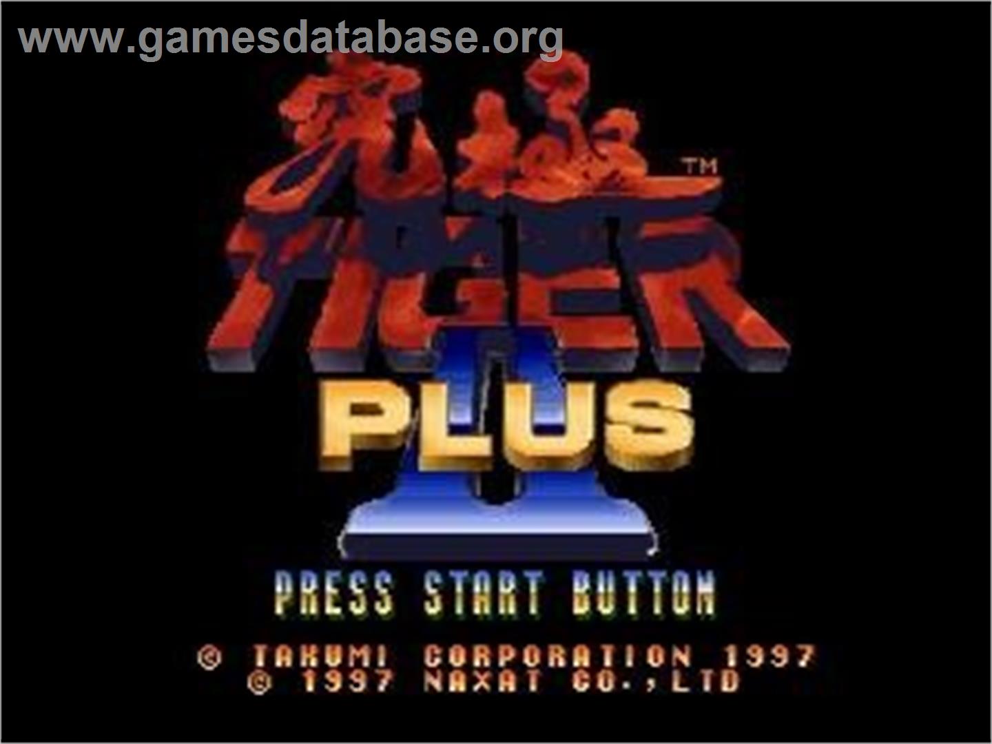 Kyuukyoku Tiger 2 Plus - Sega Saturn - Artwork - Title Screen