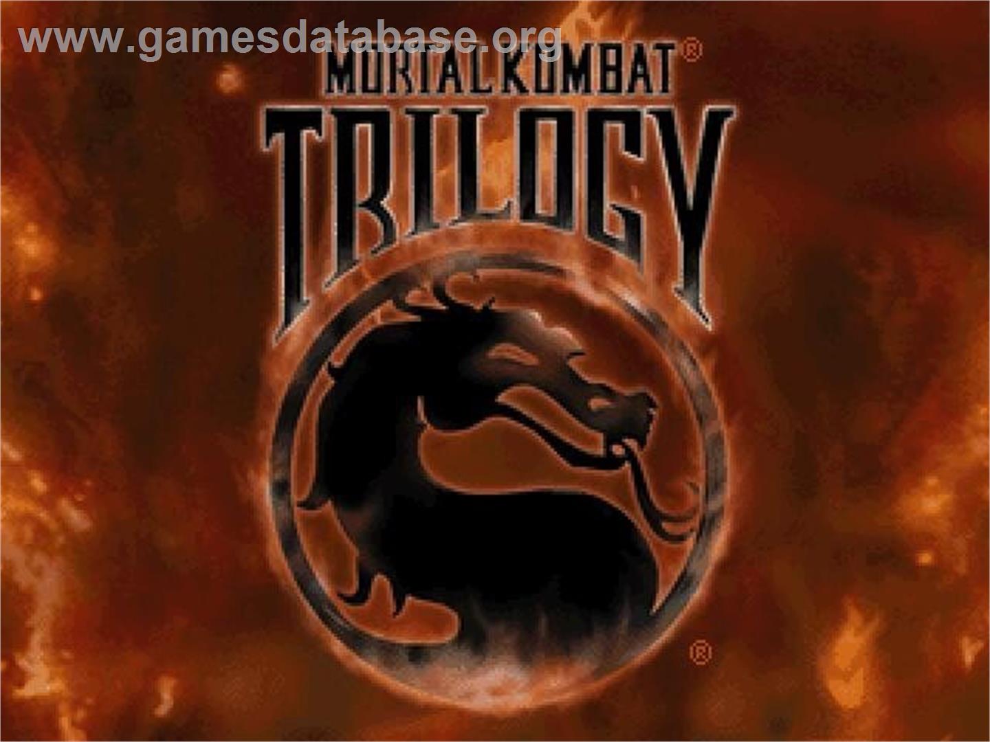 Mortal Kombat Trilogy - Sega Saturn - Artwork - Title Screen