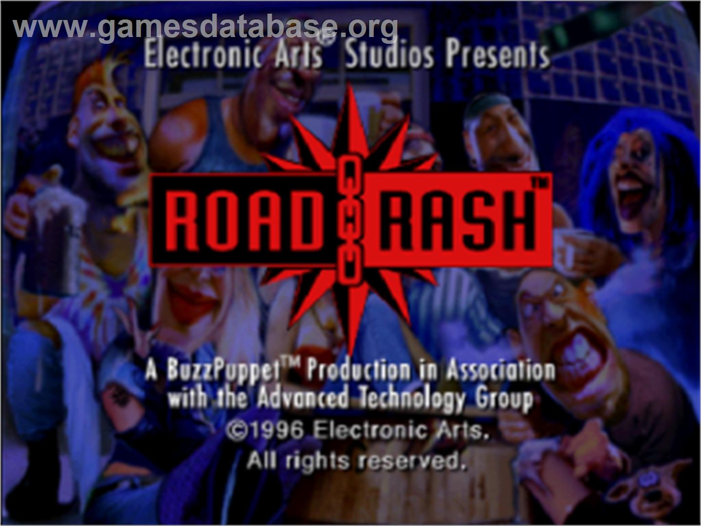 Road Rash - Sega Saturn - Artwork - Title Screen