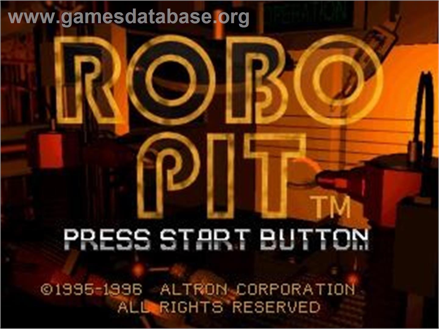 Robo Pit - Sega Saturn - Artwork - Title Screen