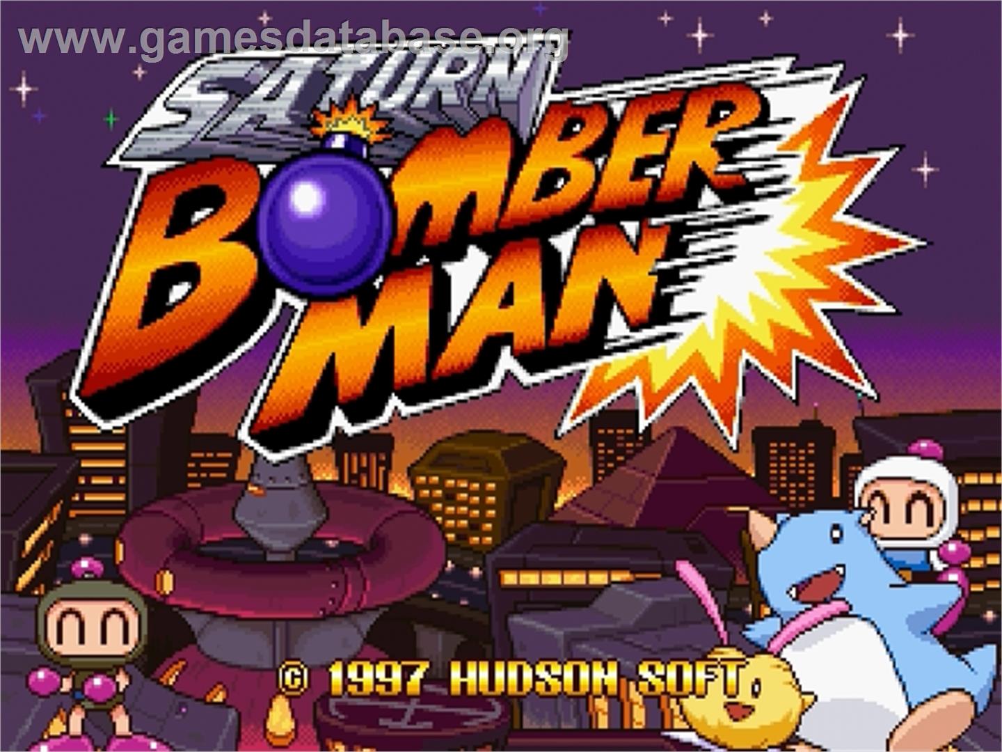 Saturn Bomberman - Sega Saturn - Artwork - Title Screen