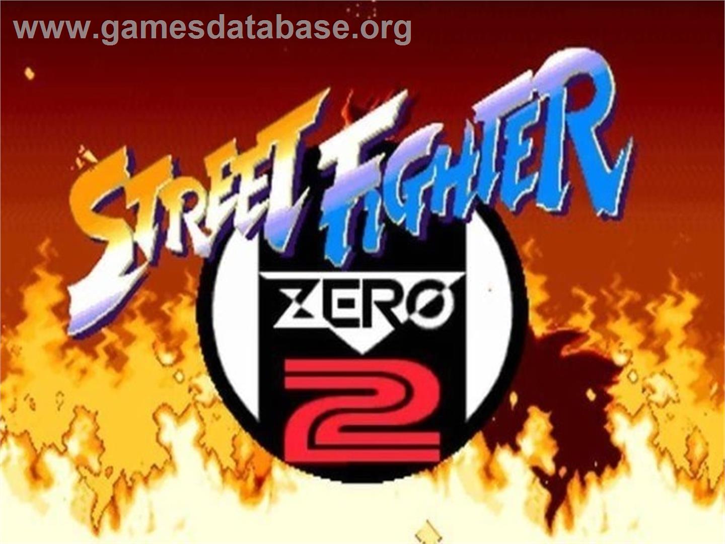 Street Fighter Alpha 2 - Sega Saturn - Artwork - Title Screen