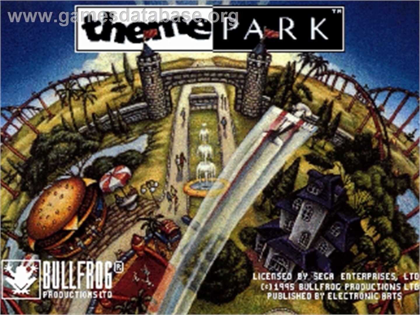 Theme Park - Sega Saturn - Artwork - Title Screen