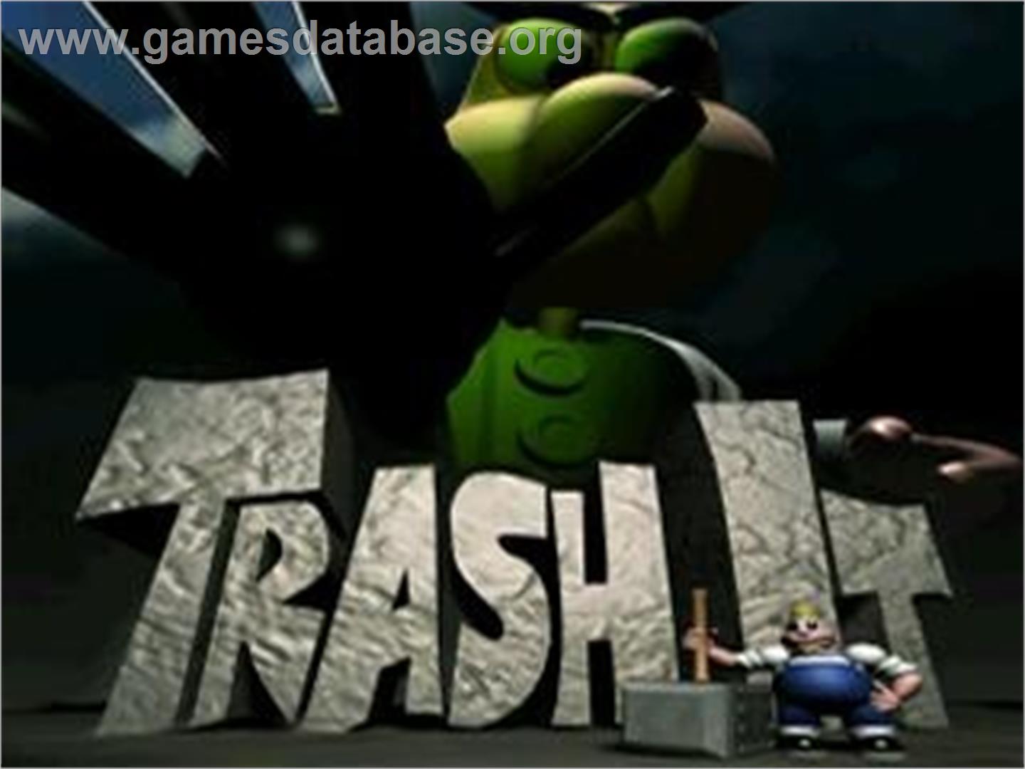 Trash It - Sega Saturn - Artwork - Title Screen