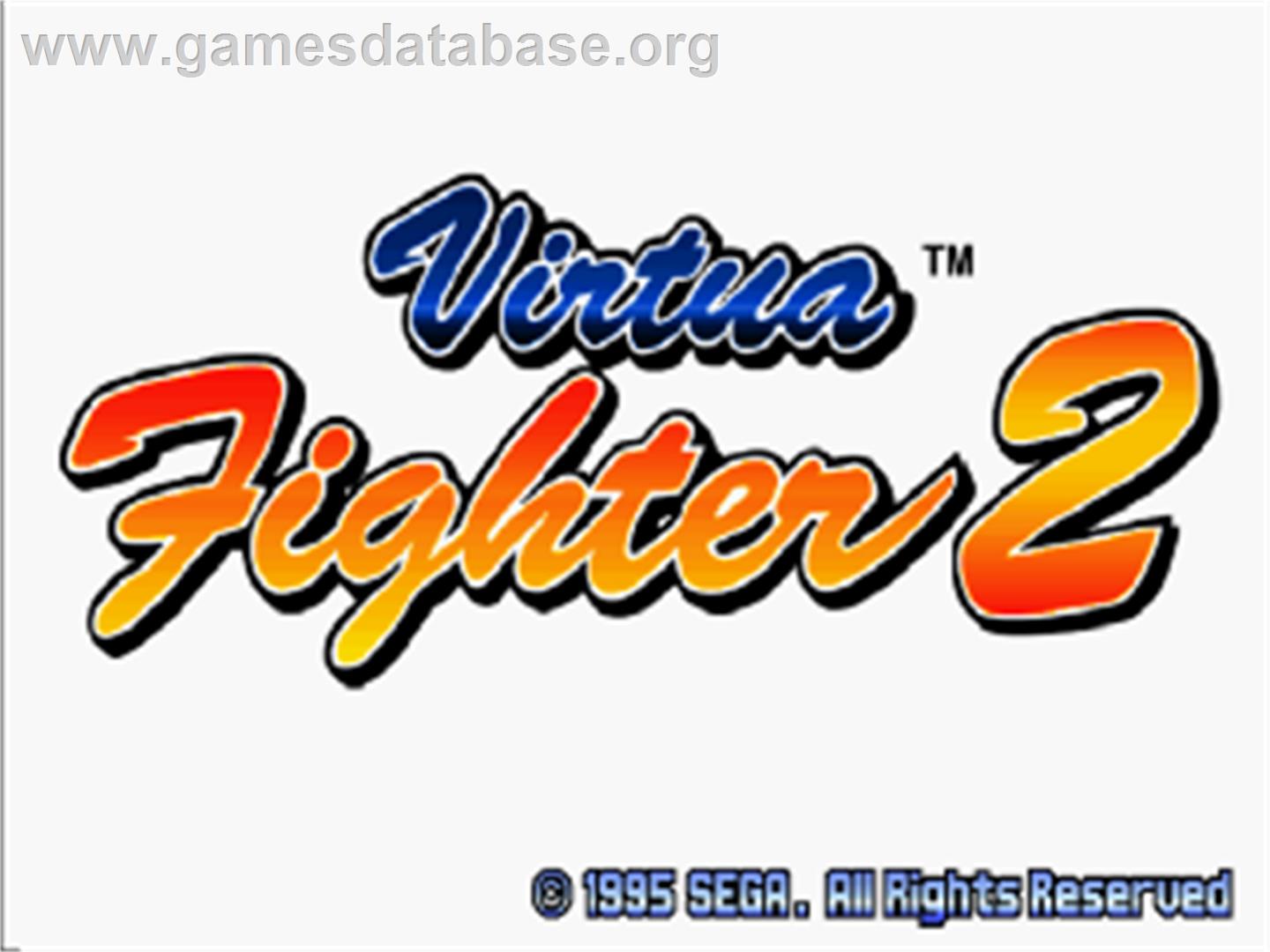 Virtua Fighter 2 - Sega Saturn - Artwork - Title Screen