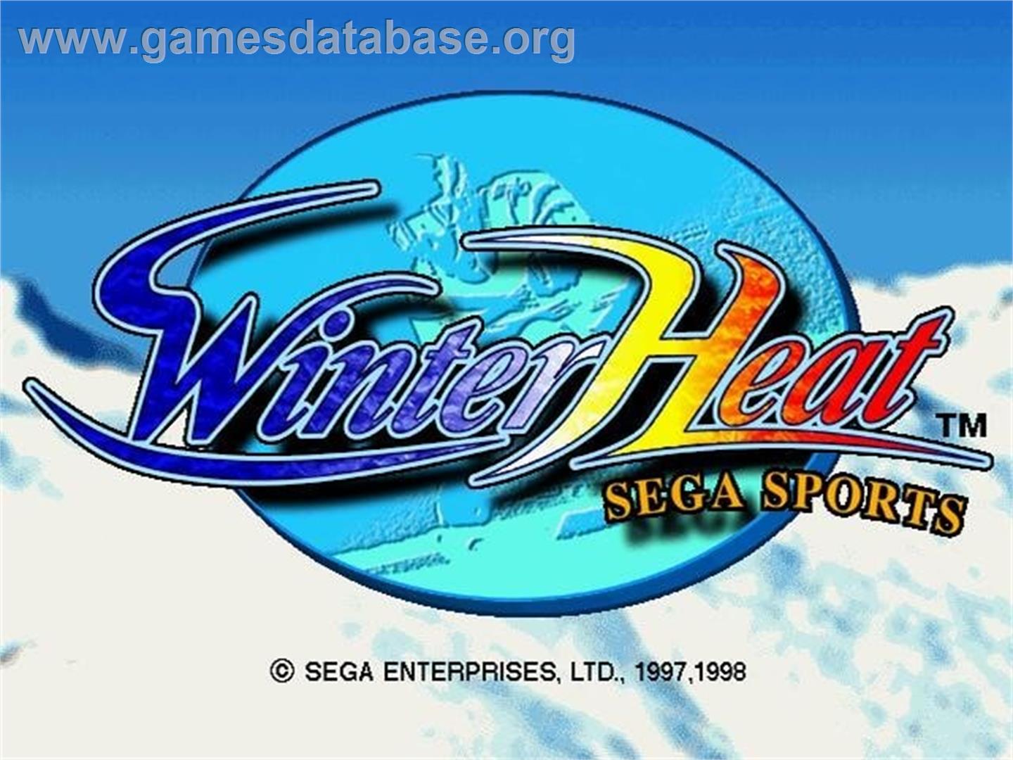 Winter Heat - Sega Saturn - Artwork - Title Screen