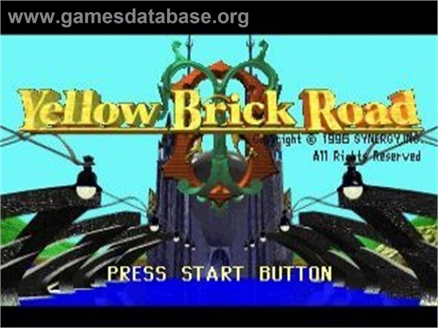 Yellow Brick Road - Sega Saturn - Artwork - Title Screen