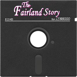 Artwork on the Disc for Fairyland Story, The on the Sharp X68000.