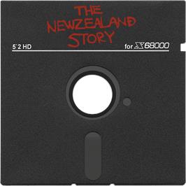 Artwork on the Disc for New Zealand Story, The on the Sharp X68000.