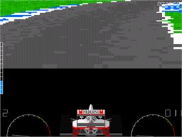 In game image of Formula X Yosen Han on the Sharp X68000.
