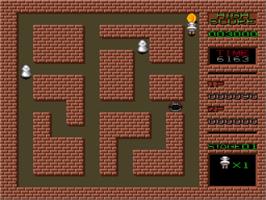In game image of Hori Hori Ume Ume on the Sharp X68000.