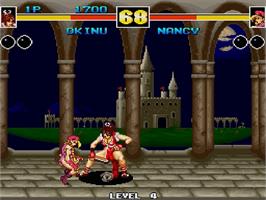 In game image of Jotei Senki 2 Legend Of Heroines on the Sharp X68000.