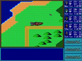 In game image of Lodoss Tou Senki 2 Goshiki No Maryuu on the Sharp X68000.