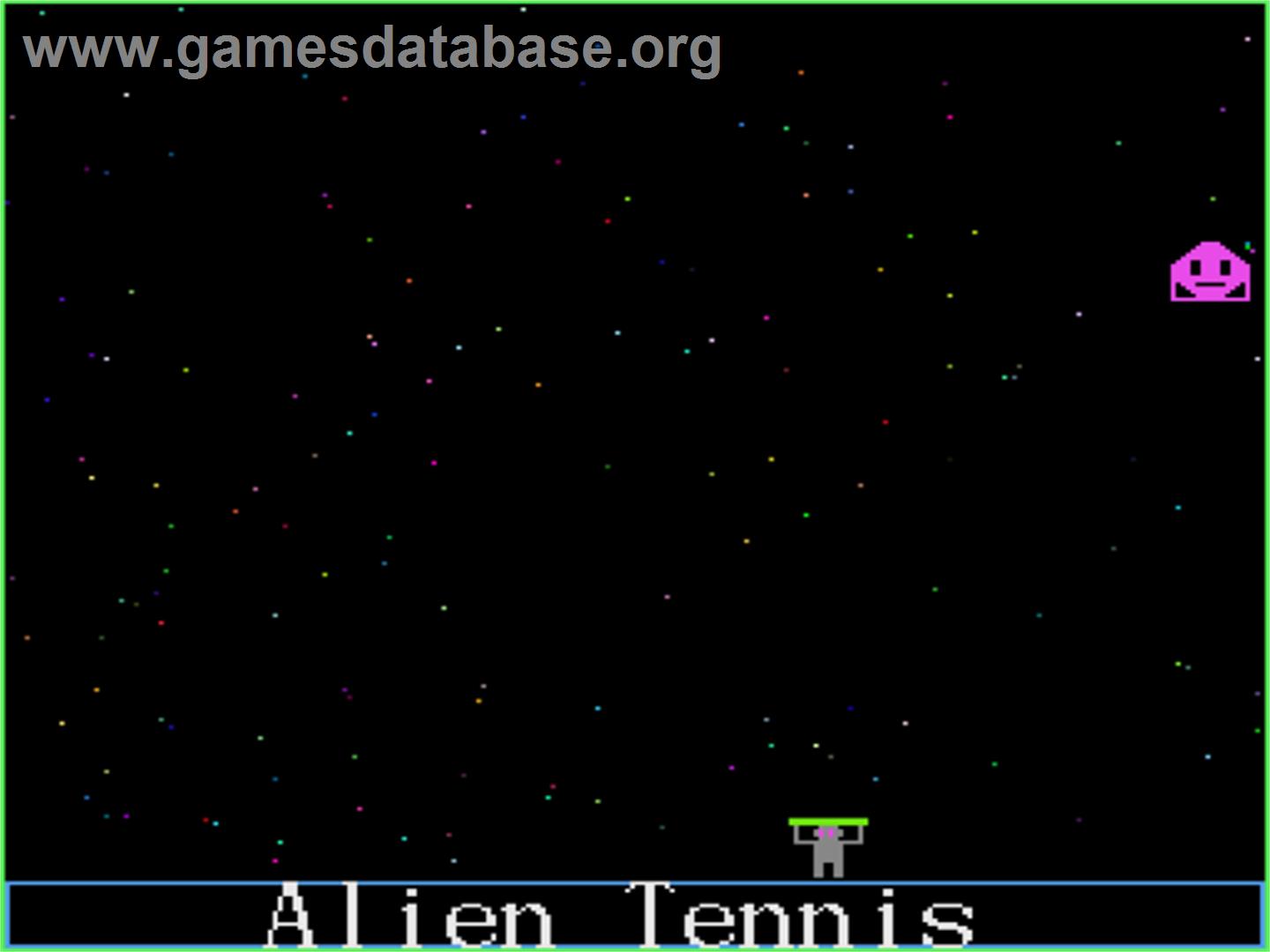 Alien Tennis Chikyuu No Kiki - Sharp X68000 - Artwork - In Game